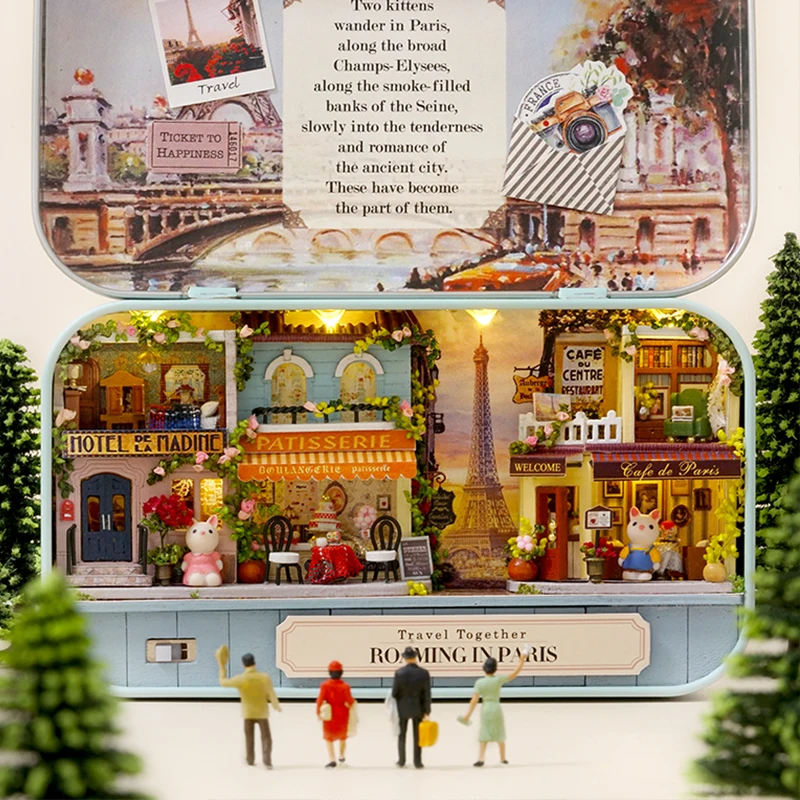 Christmas Gifts Diy Box Theatre Doll House Toys for Children Furniture Miniature Wooden Miniaturas Dollhouse Birthday Gift
Christmas Gifts Diy Box Theatre Doll House Toys for Children Furniture Miniature Wooden Miniaturas Dollhouse Birthday Gift