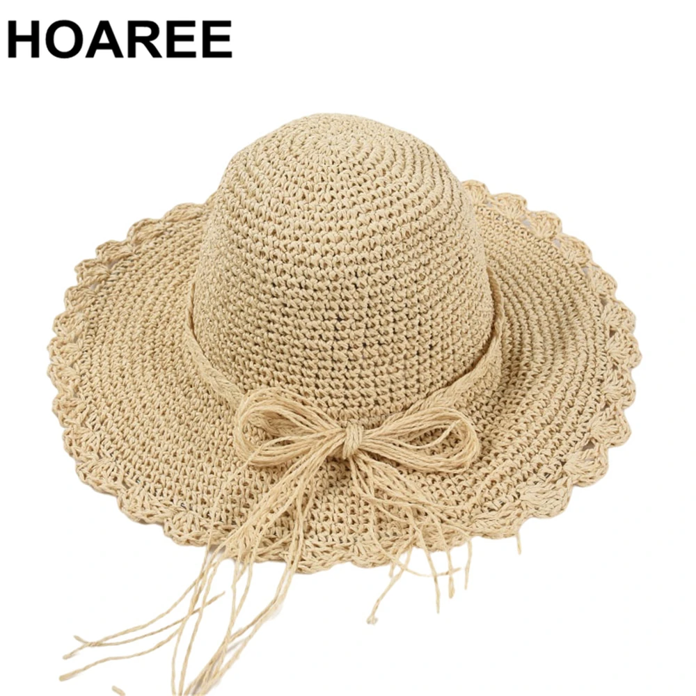 HOAREE Summer Hats for Women Hand Knitting Straw Folded Sun Hat Travel Beach Holiday Ladies Fashion 2021 New Sun Bucket Hat
HOAREE Summer Hats for Women Hand Knitting Straw Folded Sun Hat Travel Beach Holiday Ladies Fashion 2021 New Sun Bucket Hat