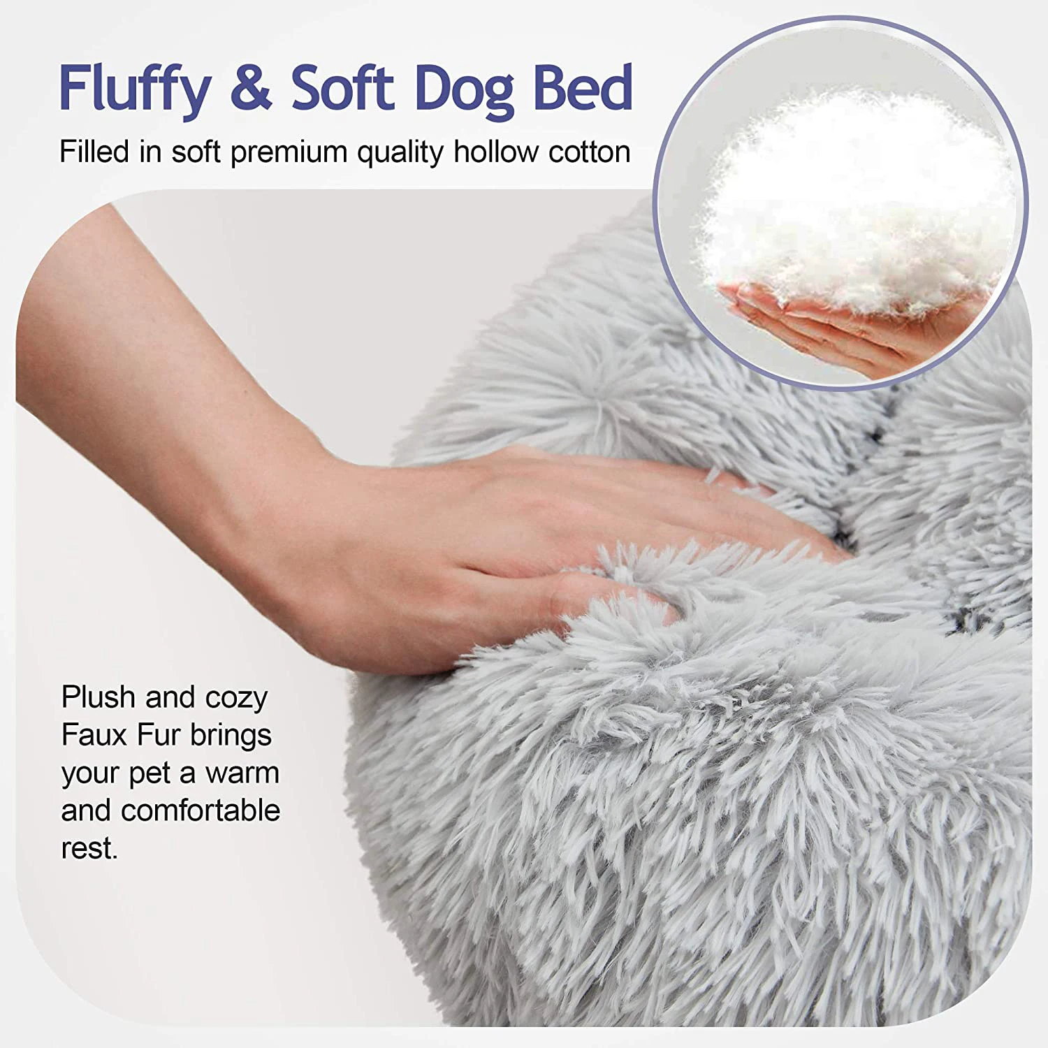 Donut Dog Bed Warm Soft Long Plush Pet Cushion For Samll Large Dog House Cat Calming Bed Washable Pet Sofa Mat Cat sleeping bag
Donut Dog Bed Warm Soft Long Plush Pet Cushion For Samll Large Dog House Cat Calming Bed Washable Pet Sofa Mat Cat sleeping bag