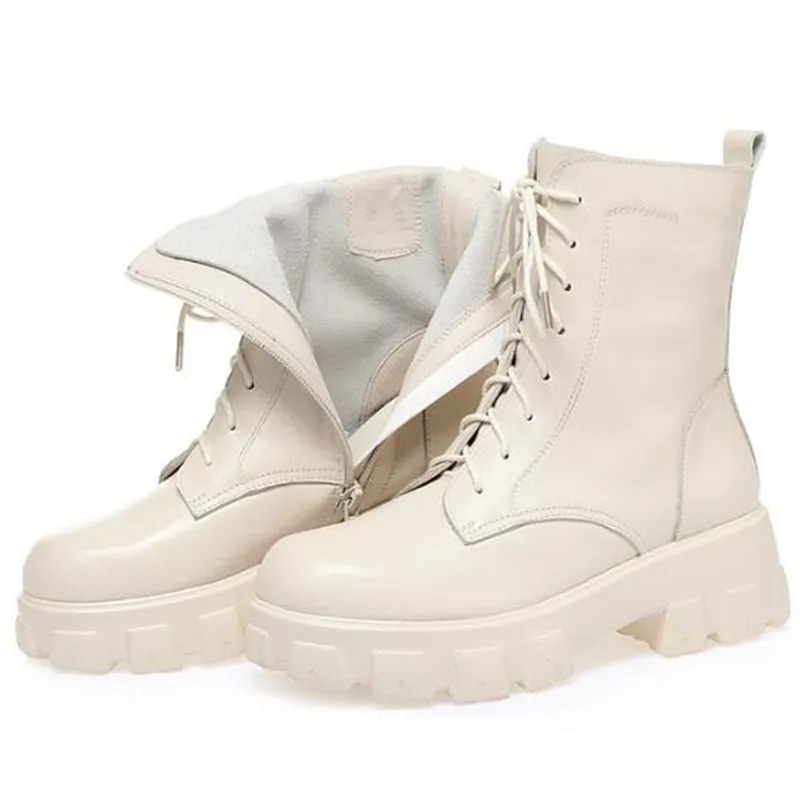 New Fashion Autumn Boots Thick-soled Non-slip Women Shoes Winter Snow Boots Warm Plush Wool Genuine Leather Boots Martin Boots
New Fashion Autumn Boots Thick-soled Non-slip Women Shoes Winter Snow Boots Warm Plush Wool Genuine Leather Boots Martin Boots