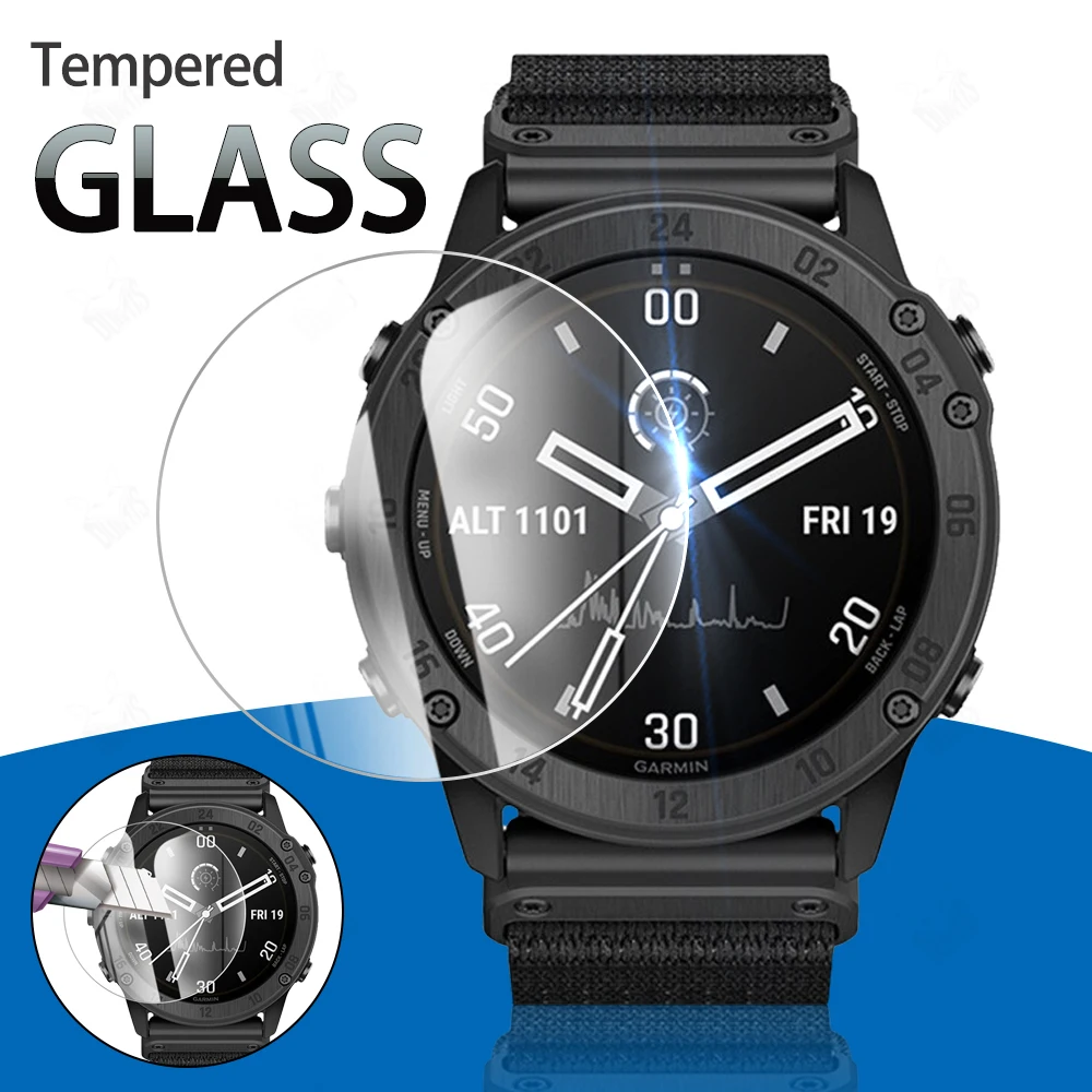 Для Garmin Tactix Delta Защитная пленка для экрана из закаленного стекла часов 9H Полное