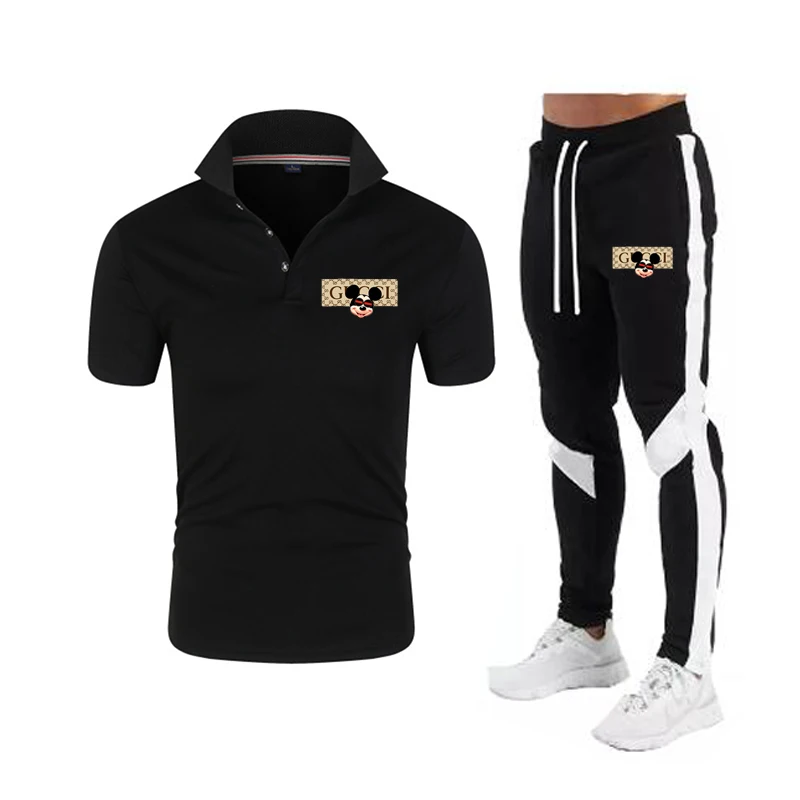 Men's T-Shirt + Sweatpants Suit High-Quality Brand Printing Breathable And Quick-Drying Sports Casual Wear 2021 Summer New Style
Men's T-Shirt + Sweatpants Suit High-Quality Brand Printing Breathable And Quick-Drying Sports Casual Wear 2021 Summer New Style