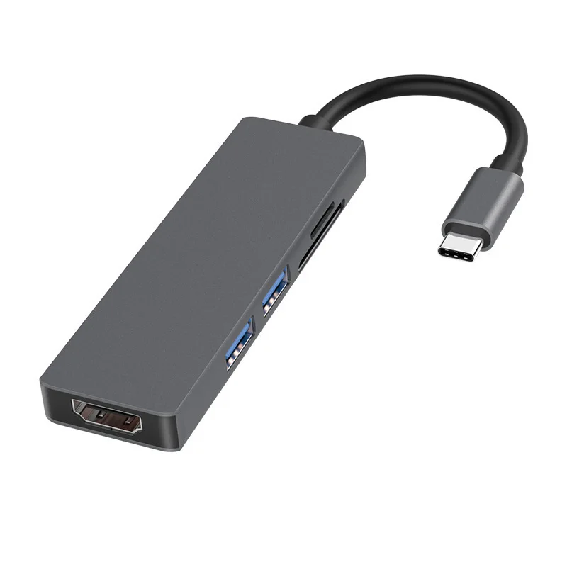 TYPE-C expansion docking thread USB3.0 laptop 4K HDMI five-in-one multi-function converter
TYPE-C expansion docking thread USB3.0 laptop 4K HDMI five-in-one multi-function converter