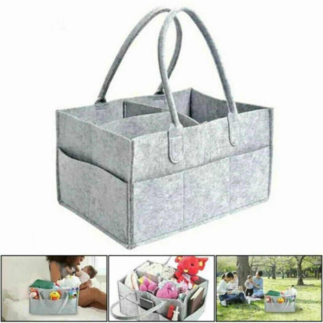 1 X Storage Bag 33*23*18.5 Cm Felt Diaper Mommy Mother And Baby Diaper Storage Bag Portable Travel Changing Pad Finishing Bag
1 X Storage Bag 33*23*18.5 Cm Felt Diaper Mommy Mother And Baby Diaper Storage Bag Portable Travel Changing Pad Finishing Bag