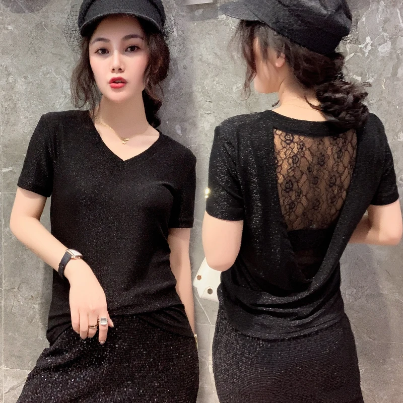 Blusas Mujer De Moda 2021 Korean V-neck Blouse Women Summer Short Sleeve Lace Tops Elegant Office Lady Shirt Clothes 9748
Blusas Mujer De Moda 2021 Korean V-neck Blouse Women Summer Short Sleeve Lace Tops Elegant Office Lady Shirt Clothes 9748