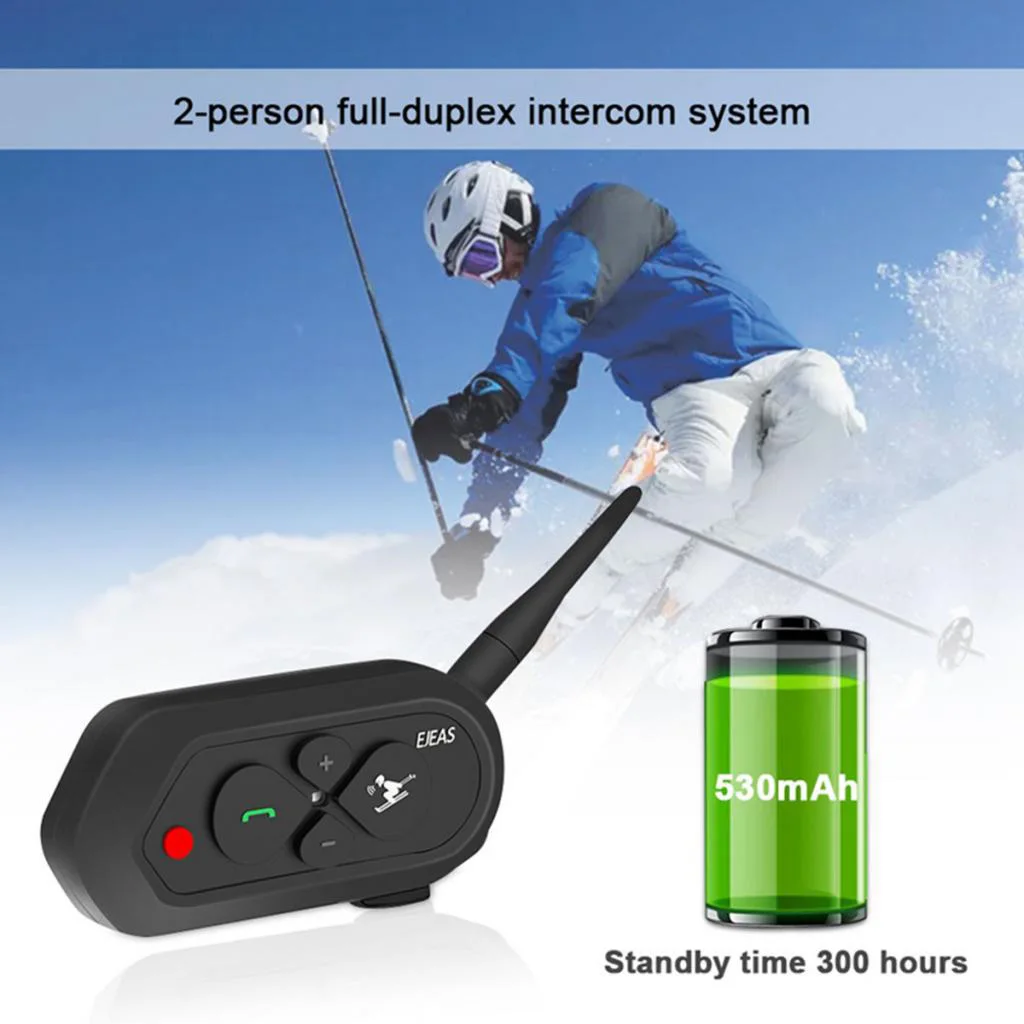 Мотогарнитура для шлема лыжного спорта SKI10 1200M BT Intercom 2 Riders|Уличные инструменты| |