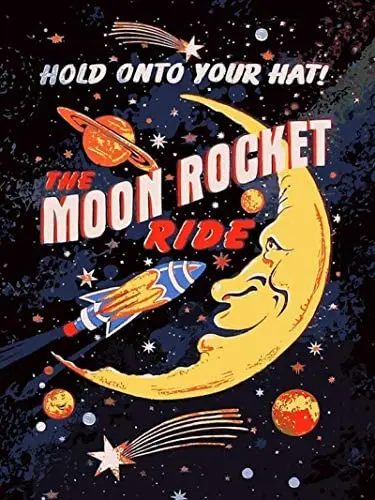LZATPD SLALL Hold onto Your Hat The Moon Rocket Ride Retro Street Sign Household Metal Tin Sign Bar Cafe Car Motorcycle Garage
LZATPD SLALL Hold onto Your Hat The Moon Rocket Ride Retro Street Sign Household Metal Tin Sign Bar Cafe Car Motorcycle Garage