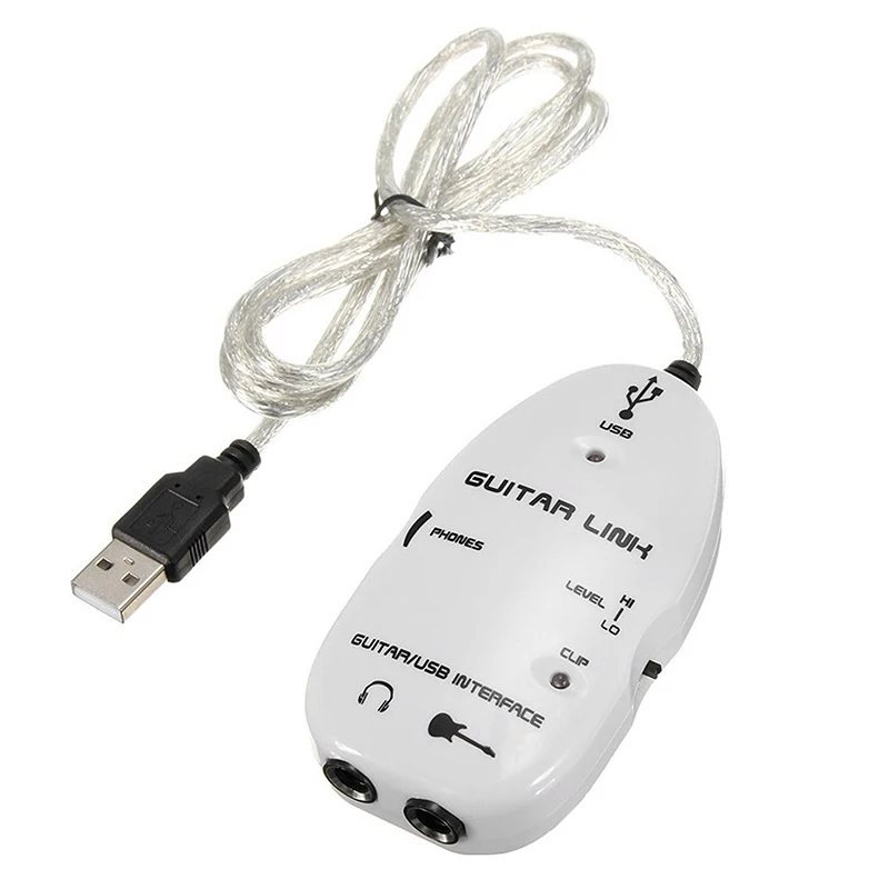 6.m Jack to USB Guitar Link Cable Adapter Guitar to PC Recording Playback Guitar Effects Cable USB Guitar Adapter
6.m Jack to USB Guitar Link Cable Adapter Guitar to PC Recording Playback Guitar Effects Cable USB Guitar Adapter