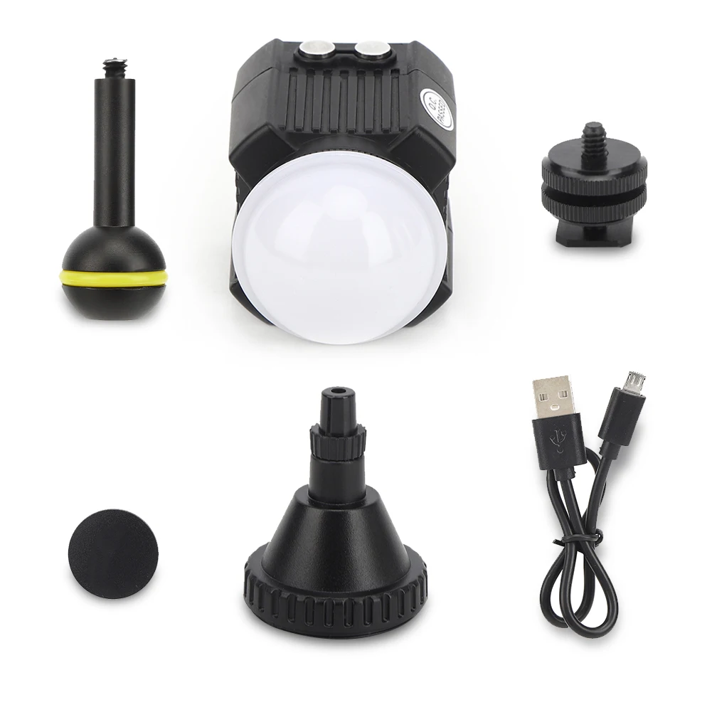 SL-19 Diving LED Fill Light 60m Underwater Waterproof Photography Accessory for Camera
SL-19 Diving LED Fill Light 60m Underwater Waterproof Photography Accessory for Camera