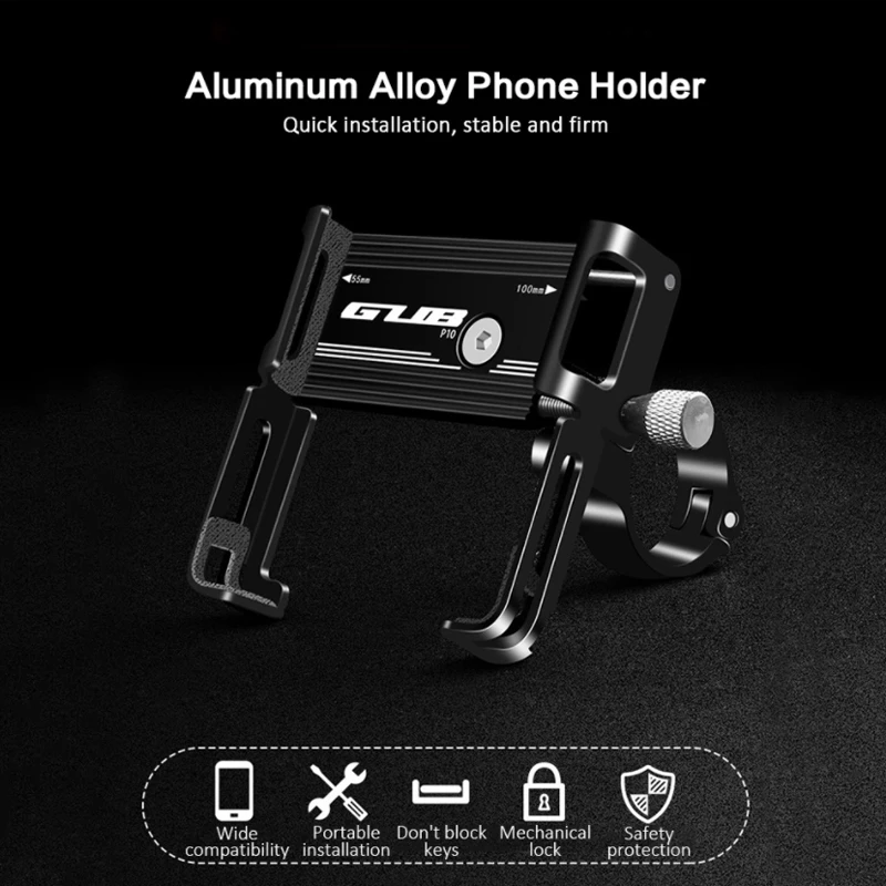 GUB Aluminum Bicycle Bike Phone Holder Universal MTB Road Bike Mount Bracket For 3.5-6.7 Inch Smartphone Motorcycle Phone Stand
GUB Aluminum Bicycle Bike Phone Holder Universal MTB Road Bike Mount Bracket For 3.5-6.7 Inch Smartphone Motorcycle Phone Stand