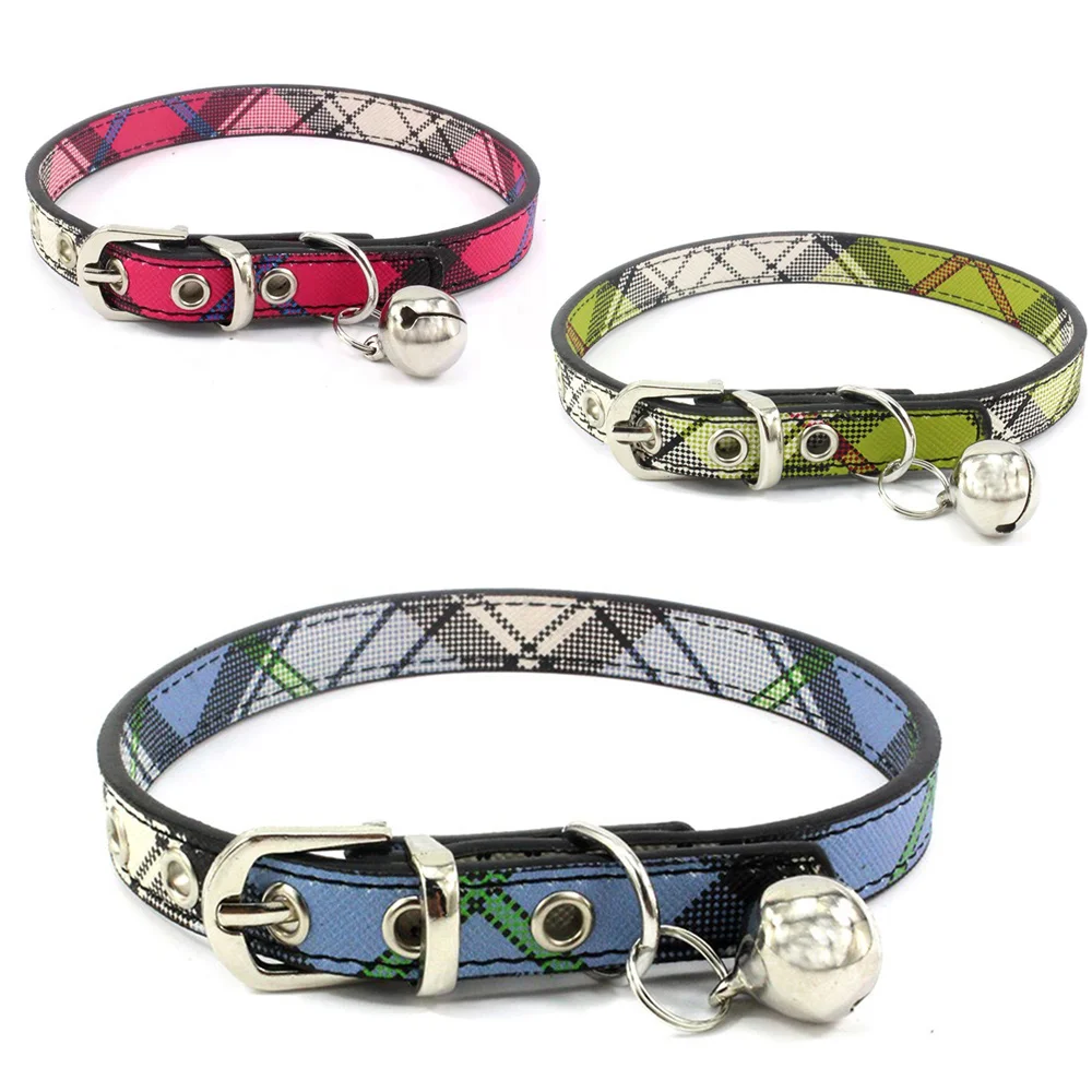 Bells Pet Collars Plaid Printing Dog Collar Cute Small and Medium-sized Teddy Dog Collars Young Adult Cat Neckband S M L
Bells Pet Collars Plaid Printing Dog Collar Cute Small and Medium-sized Teddy Dog Collars Young Adult Cat Neckband S M L