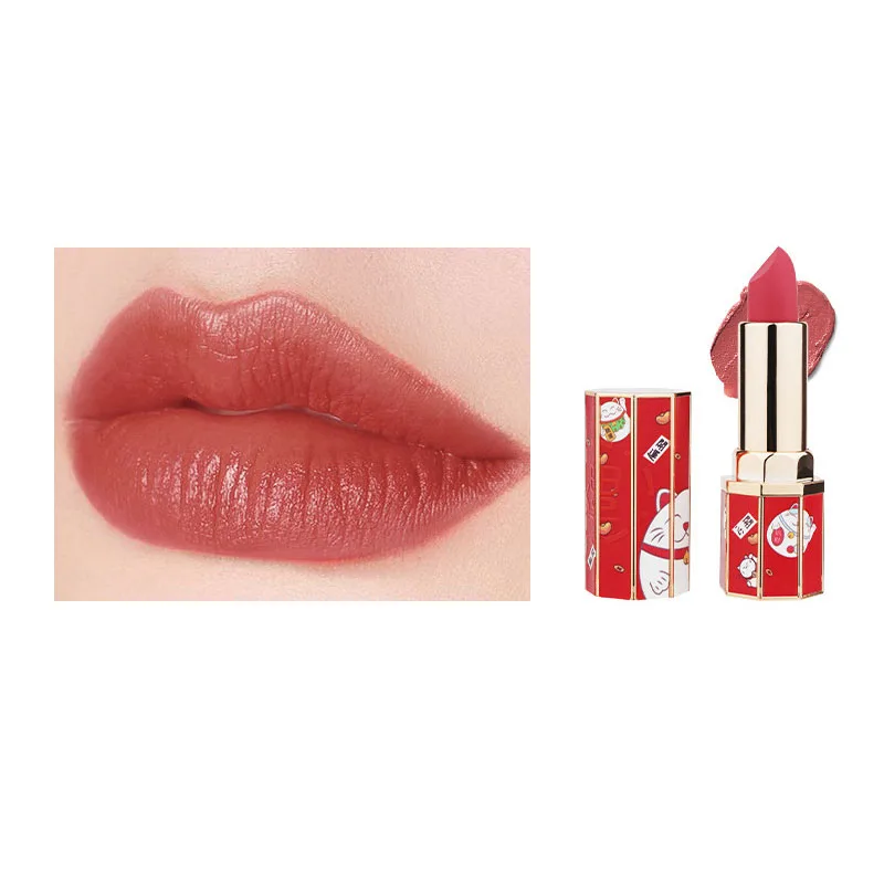 6 Colors Fashion Velvet Matte Lipstick Profession Lasting Waterproof Brighten Sexy Nude Non-stick Cup Beauty Lipstick Cosmetic
6 Colors Fashion Velvet Matte Lipstick Profession Lasting Waterproof Brighten Sexy Nude Non-stick Cup Beauty Lipstick Cosmetic