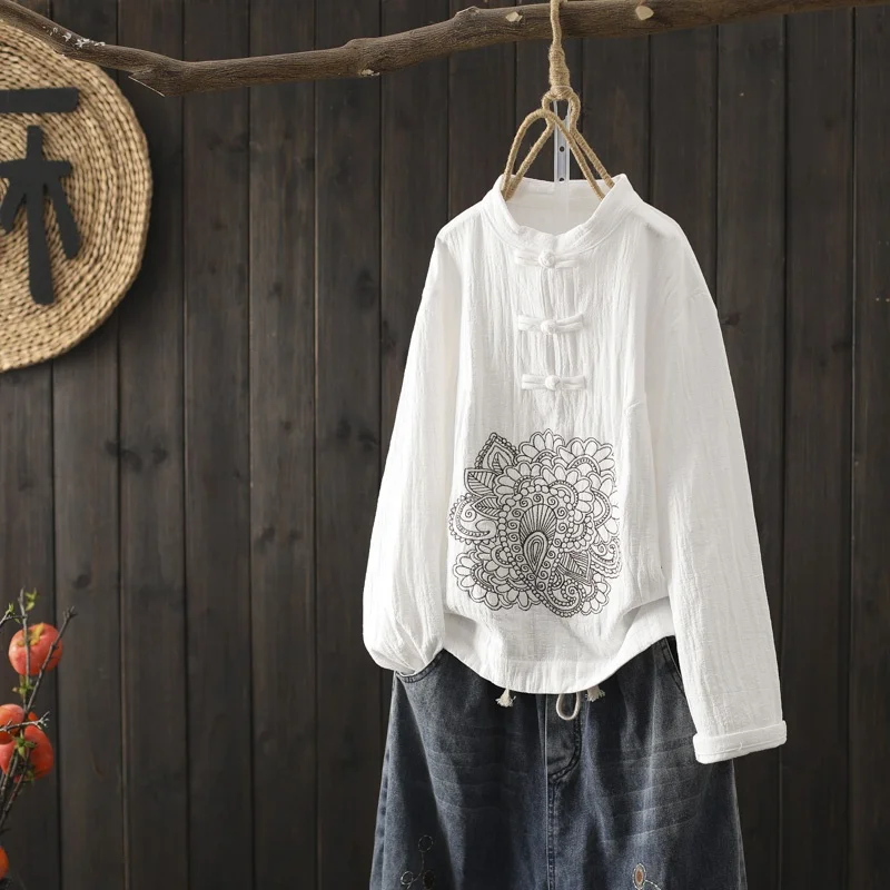Chinese Style Clothing Women Clothes 2020 Cheongsam Top Chinese Traditional Shirt Blouse Cotton Hanfu Ladies Chinese Tops FF2920 
Chinese Style Clothing Women Clothes 2020 Cheongsam Top Chinese Traditional Shirt Blouse Cotton Hanfu Ladies Chinese Tops FF2920