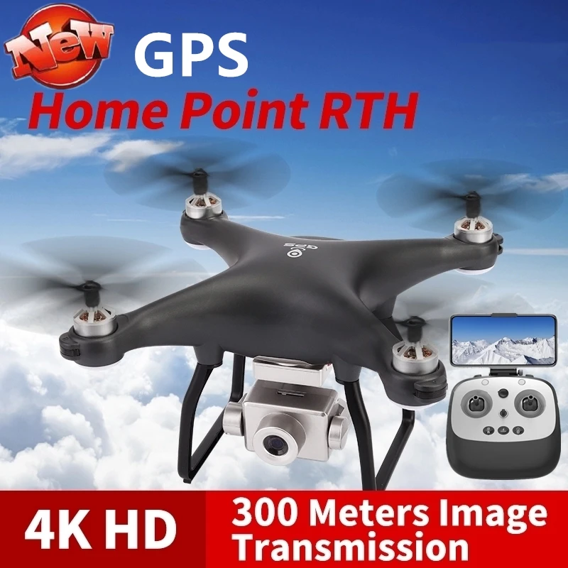 GPS Smart Follow Me Remote Control Drone Brushless Motor WIFI FPV 4K HD Camera Gesture Recognition APP Control RC Quadcopter Toy
GPS Smart Follow Me Remote Control Drone Brushless Motor WIFI FPV 4K HD Camera Gesture Recognition APP Control RC Quadcopter Toy