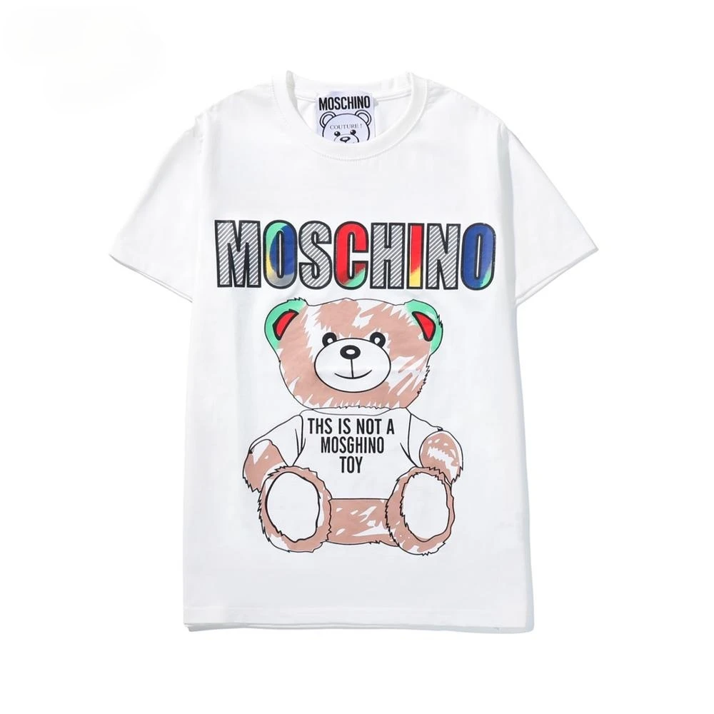 2020 Moschino T-Shirt Colorful Bear Women T-Shirts Short Sleeve Tops MOSCHINO O-Neck Shirt for Women and Men Couples Lovers
2020 Moschino T-Shirt Colorful Bear Women T-Shirts Short Sleeve Tops MOSCHINO O-Neck Shirt for Women and Men Couples Lovers
