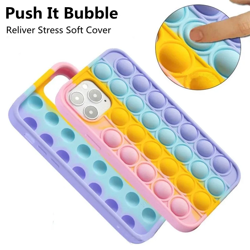 Zeallion for iPhone 12 11 Pro Max XS XR X 8 7 Plus Rainbow Soft Silicone Case Fidget Relief Stress Push It Bubble Soft Cover
Zeallion for iPhone 12 11 Pro Max XS XR X 8 7 Plus Rainbow Soft Silicone Case Fidget Relief Stress Push It Bubble Soft Cover