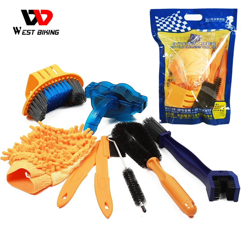 WEST BIKING Bicycle Cleaning Motorcycle Chain Cleaner Tool Kits Tire Brushes Road MTB Cycling Wash Repair Sets Bike Accessories
WEST BIKING Bicycle Cleaning Motorcycle Chain Cleaner Tool Kits Tire Brushes Road MTB Cycling Wash Repair Sets Bike Accessories