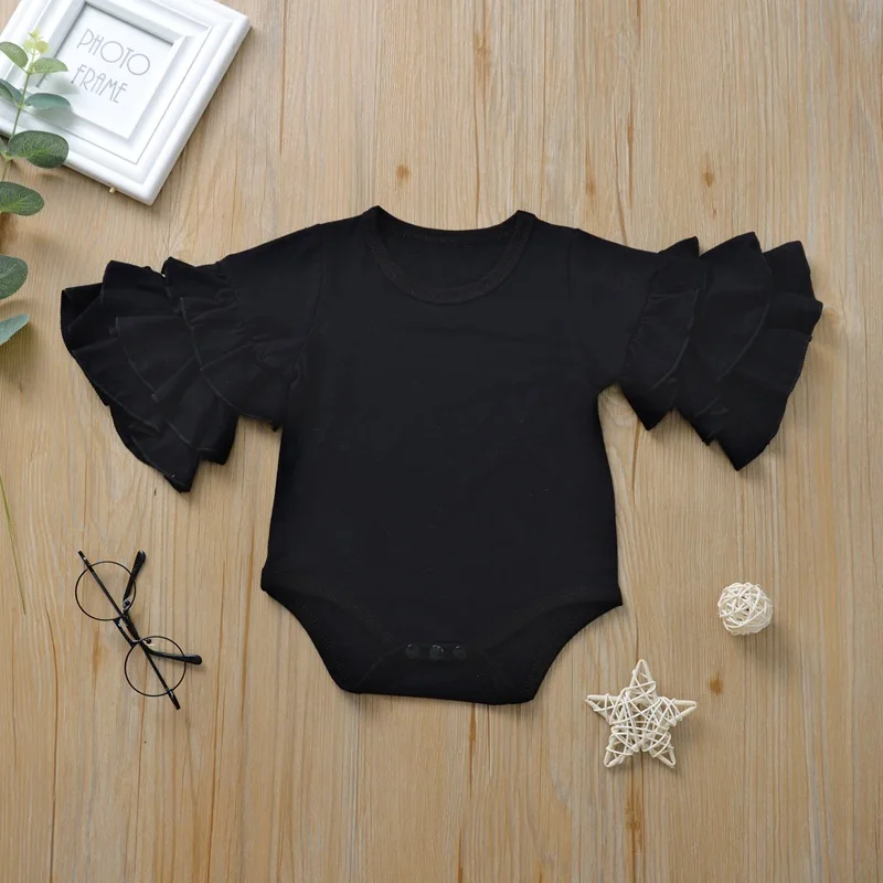 Autumn Baby Petal Sleeves Children's Solid Color One-piece Climbing Clothes Romper Baby New Born Baby Clothes
Autumn Baby Petal Sleeves Children's Solid Color One-piece Climbing Clothes Romper Baby New Born Baby Clothes
