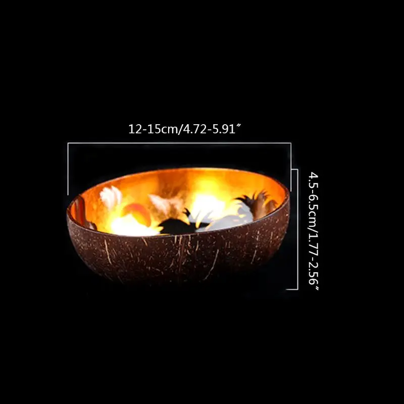 Natural Coconut Shell Bowl Desktop Key Storage Box Candy Storage Painted Creative Ornaments Jewelry
Natural Coconut Shell Bowl Desktop Key Storage Box Candy Storage Painted Creative Ornaments Jewelry