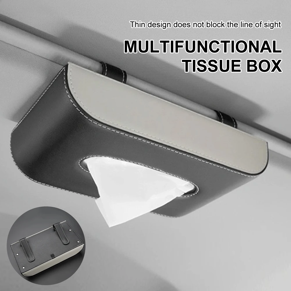 Car Leather Tissue Box Holder Car Sun Visor Tissue Box Napkin Holder Auto Interior Storage Decoration Clip On Paper Napkin Box
Car Leather Tissue Box Holder Car Sun Visor Tissue Box Napkin Holder Auto Interior Storage Decoration Clip On Paper Napkin Box