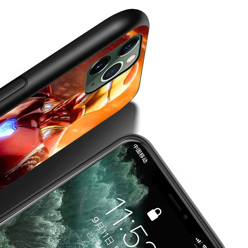 Marvel Super Hero Avengers Iron Man For Apple iPhone 12 11 XS Pro Max Mini XR X 8 7 6 6S Plus 5 SE TPU Silicone Black Phone Case
Marvel Super Hero Avengers Iron Man For Apple iPhone 12 11 XS Pro Max Mini XR X 8 7 6 6S Plus 5 SE TPU Silicone Black Phone Case