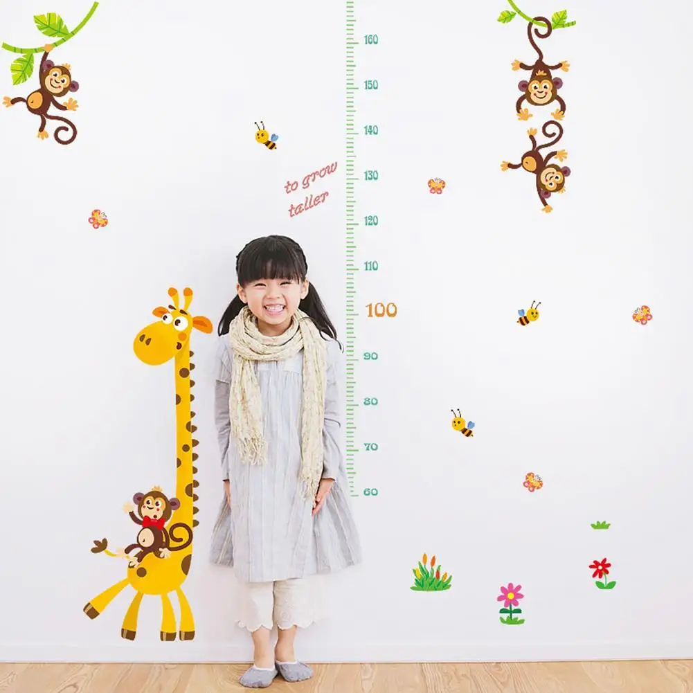HOT SALES!!!Giraffe Monkey Height Chart Wallpaper Wall Sticker DIY Kids Children Room Decor
HOT SALES!!!Giraffe Monkey Height Chart Wallpaper Wall Sticker DIY Kids Children Room Decor