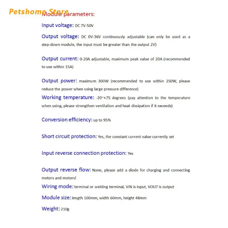 DC Bu-ck Converter, DCStep Down Power Supply Module 0V-36V Adjustable Voltage Regulator Transformer Board w/ LED Display LX9C
DC Bu-ck Converter, DCStep Down Power Supply Module 0V-36V Adjustable Voltage Regulator Transformer Board w/ LED Display LX9C