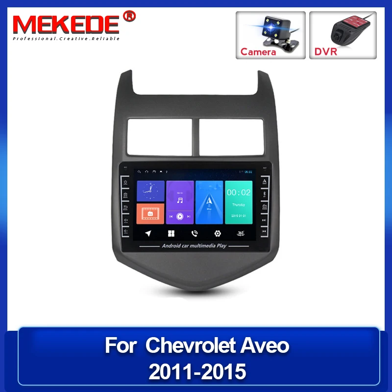Автомобильный мультимедийный плеер 2din на Android с GPS-навигацией для Chevrolet Aveo Sonic 2011-2015, радио, стерео, Wi-Fi, поддержка Carplay SWC BT
Автомобильный мультимедийный плеер 2din на Android с GPS-навигацией для Chevrolet Aveo Sonic 2011-2015, радио, стерео, Wi-Fi, поддержка Carplay SWC BT