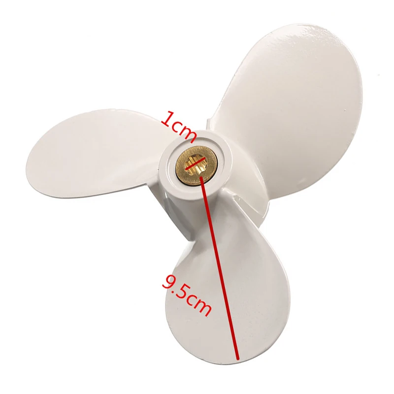 7 1/2 X 7-BA Propeller For 4-6HP Outboard Replacement Exterior Engine Aluminum Alloy
7 1/2 X 7-BA Propeller For 4-6HP Outboard Replacement Exterior Engine Aluminum Alloy