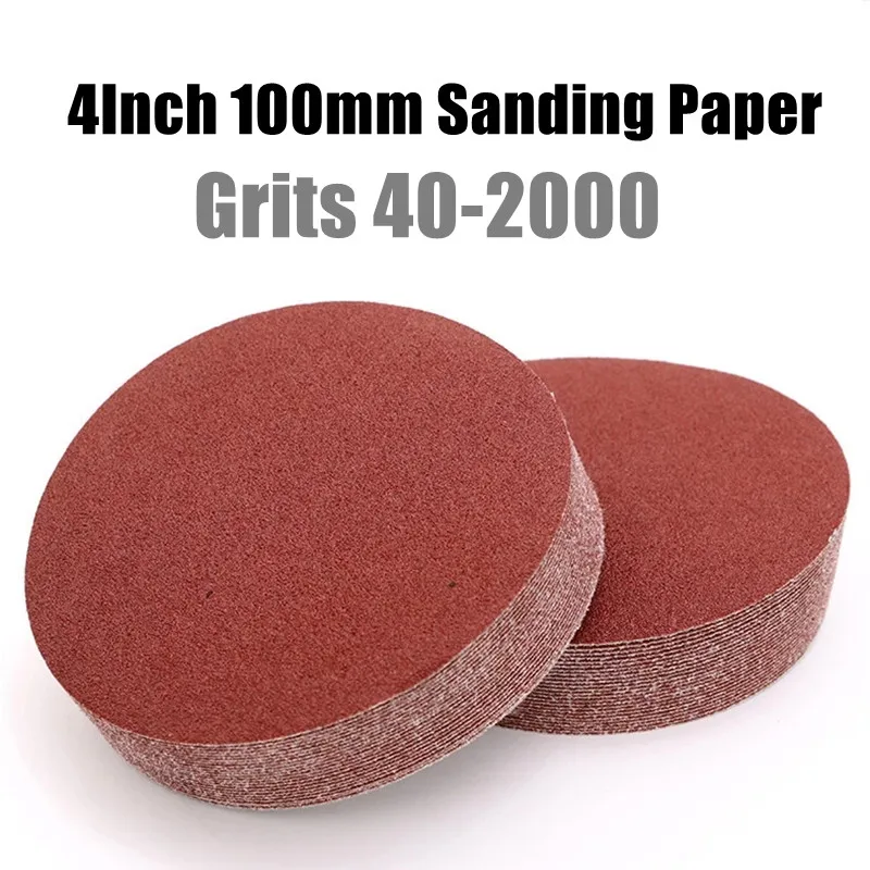 100PCS 4 Inch 100MM Flocking Sanding Sheets Sanding Disc Dry Grinding Sandpaper Abrasive Paper 60 to 1200 Grits Hook Loop
100PCS 4 Inch 100MM Flocking Sanding Sheets Sanding Disc Dry Grinding Sandpaper Abrasive Paper 60 to 1200 Grits Hook Loop