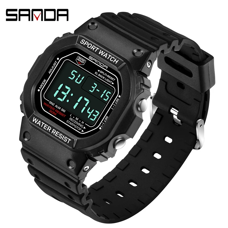 SANDA Men's Watches Top Brand Digital Sports Watch Men Luxury Waterproof LED Electronic Military Wristwatch Man Relojes Hombre
SANDA Men's Watches Top Brand Digital Sports Watch Men Luxury Waterproof LED Electronic Military Wristwatch Man Relojes Hombre