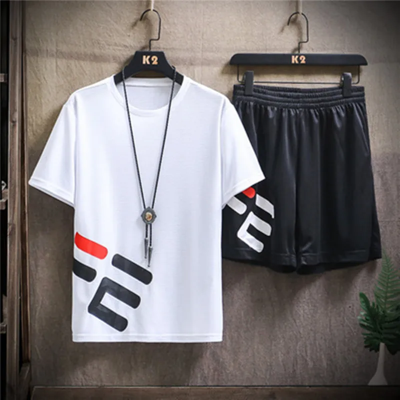 Summer new men's short sleeve shorts casual suit sports short sleeve Capris suit fitness and ventilation
Summer new men's short sleeve shorts casual suit sports short sleeve Capris suit fitness and ventilation