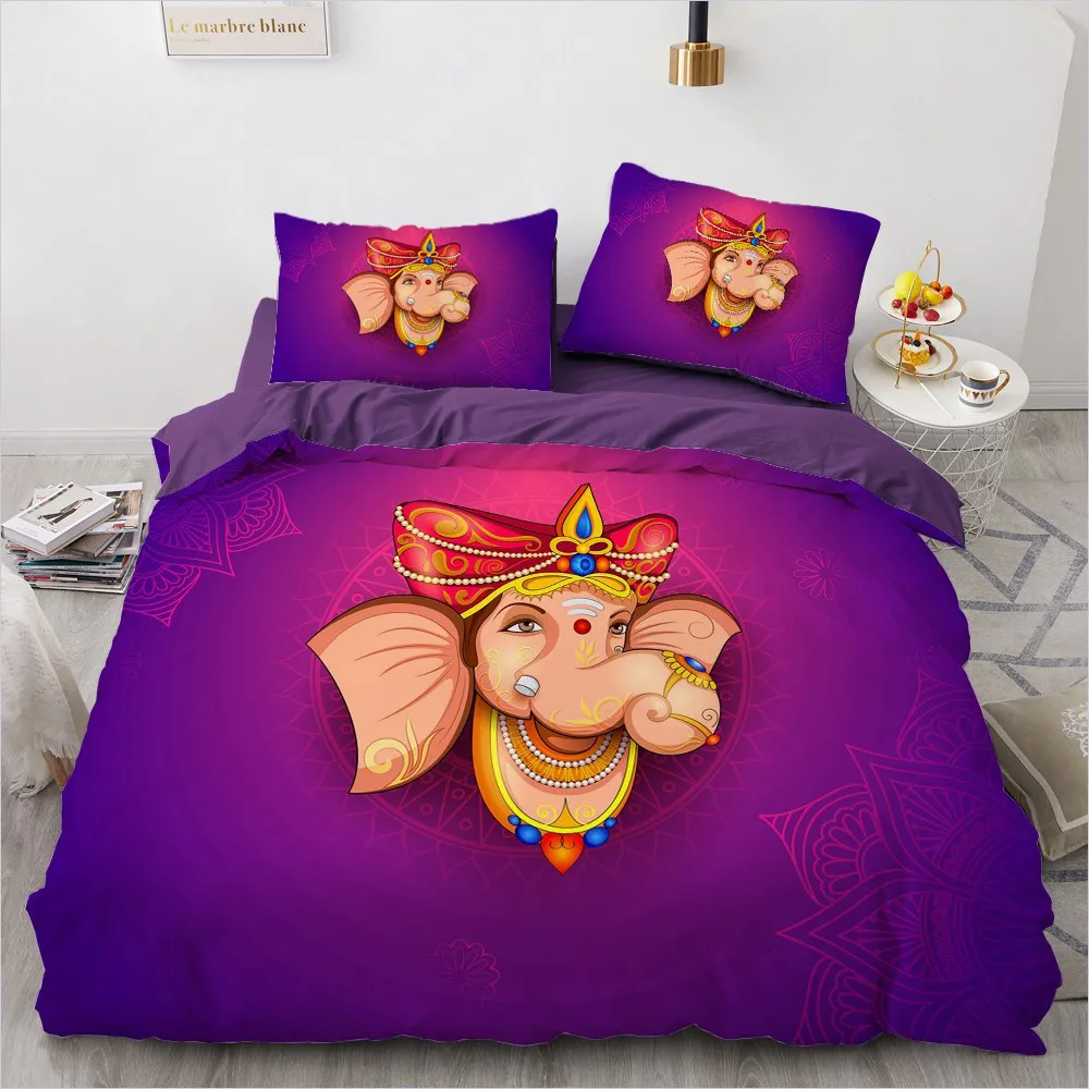Индийские удобные Чехлы 3D, индивидуальный дизайн, фиолетовый комплект пододеяльников, наволочки, королевский комплект постельного белья 
Индийские удобные Чехлы 3D, индивидуальный дизайн, фиолетовый комплект пододеяльников, наволочки, королевский комплект постельного белья