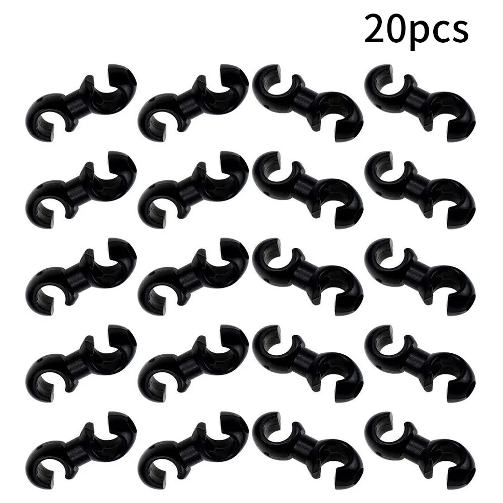 20 pcs Bicycle MTB Brake Cable S Style Clips Buckle Hose Guide Bike Cross Line Clip Buckle Holes Gear Cable Housing Guides
20 pcs Bicycle MTB Brake Cable S Style Clips Buckle Hose Guide Bike Cross Line Clip Buckle Holes Gear Cable Housing Guides
