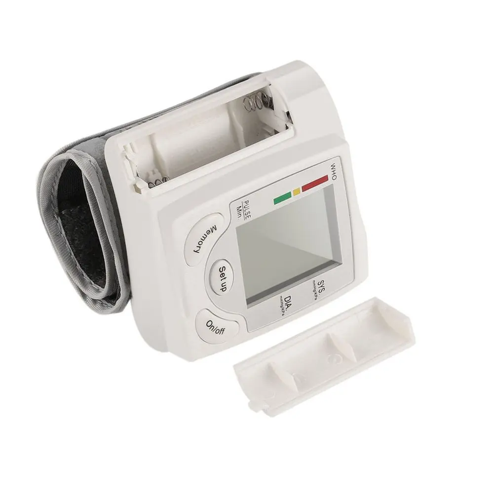 Wrist Type Blood Pressure Monitor LCD Digital Household Heart Rate Pulse Sphygmomanometer Tonometer Mini Blood Pressure Meter
Wrist Type Blood Pressure Monitor LCD Digital Household Heart Rate Pulse Sphygmomanometer Tonometer Mini Blood Pressure Meter
