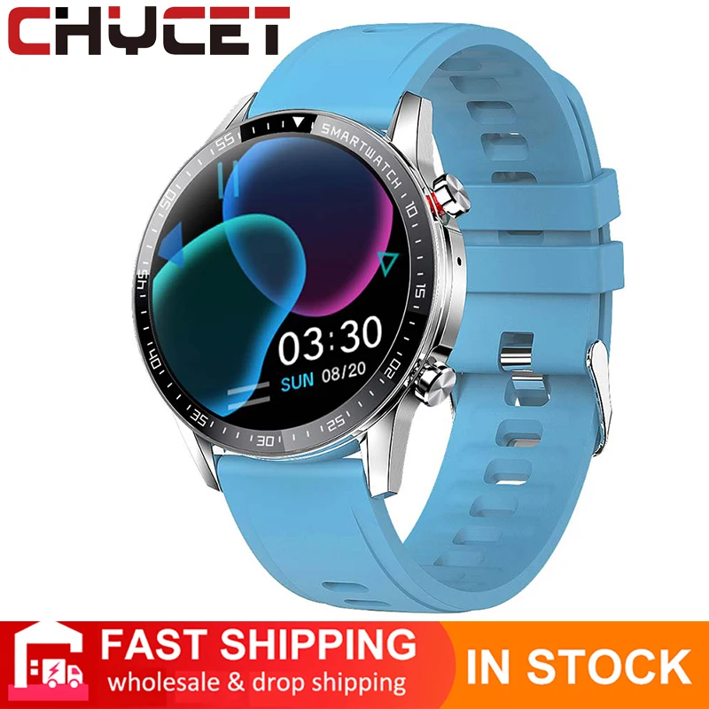 CHYCET Full Touch Sport Smart Watch Men Blood Pressure Heart Rate Monitor Round Smartwatch Women Waterproof For Android IOS
CHYCET Full Touch Sport Smart Watch Men Blood Pressure Heart Rate Monitor Round Smartwatch Women Waterproof For Android IOS