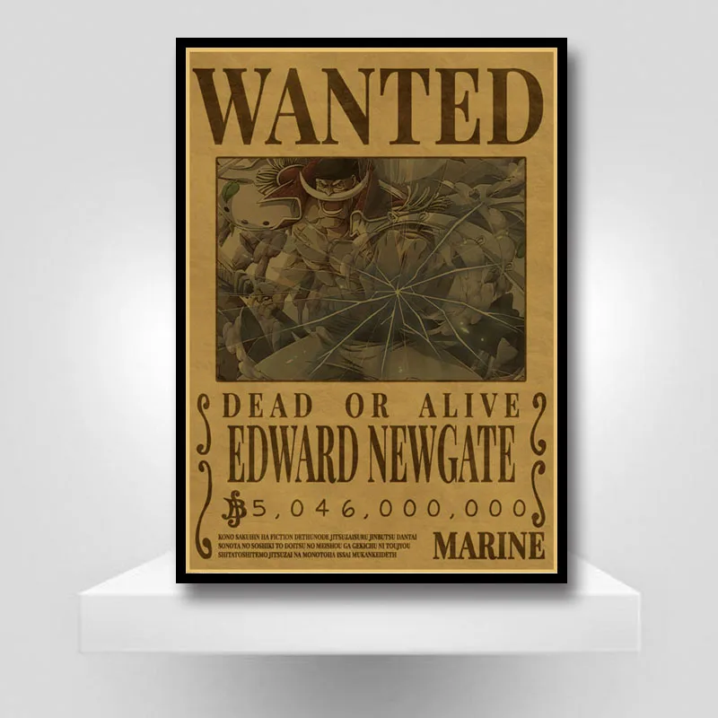 Home Decor Wall Sticker Vintage Kraft Paper New One Piece Wanted Posters Anime Luffy Poster Room Bar Wall Art Cartoon Portraits 
Home Decor Wall Sticker Vintage Kraft Paper New One Piece Wanted Posters Anime Luffy Poster Room Bar Wall Art Cartoon Portraits