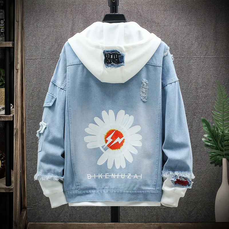 New denim casual stand-up collar jacket men's oversized cardigan solid color jacket Hong Kong style baseball uniform streetwear
New denim casual stand-up collar jacket men's oversized cardigan solid color jacket Hong Kong style baseball uniform streetwear