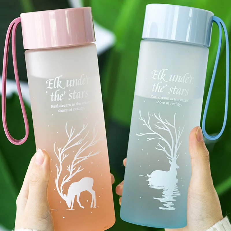 Water Cups Simple Ins Ladies Summer Plastic Bottle Fairy Boys and Middle School Students Fresh and Lovely Anti-fall Drinkware
Water Cups Simple Ins Ladies Summer Plastic Bottle Fairy Boys and Middle School Students Fresh and Lovely Anti-fall Drinkware