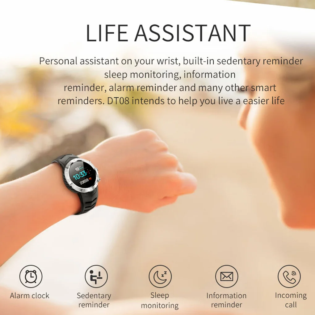 Round Touch Screen Sport Smart Watch IP67 Waterproof Heart Rate Smartwatch Men Outdoor Pedometer Smartwatch
Round Touch Screen Sport Smart Watch IP67 Waterproof Heart Rate Smartwatch Men Outdoor Pedometer Smartwatch