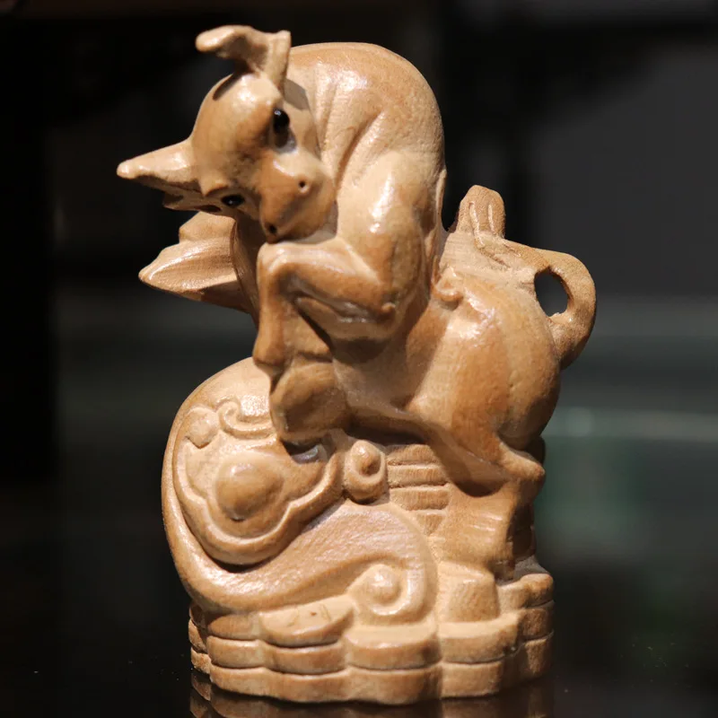 Peach Carving Chinese Style Zodiac Woodcarving Ornaments Wooden Craft Gifts Handpieces Decorations for Home Figurine
Peach Carving Chinese Style Zodiac Woodcarving Ornaments Wooden Craft Gifts Handpieces Decorations for Home Figurine