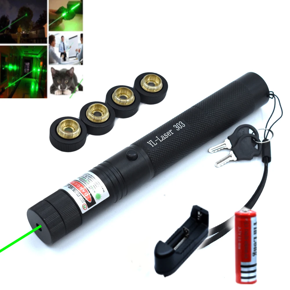 Laser Pointer High Power 532nm 303 Green Laser Pointer Pen Adjustable Burning Match With Rechargeable 18650 Battery
Laser Pointer High Power 532nm 303 Green Laser Pointer Pen Adjustable Burning Match With Rechargeable 18650 Battery