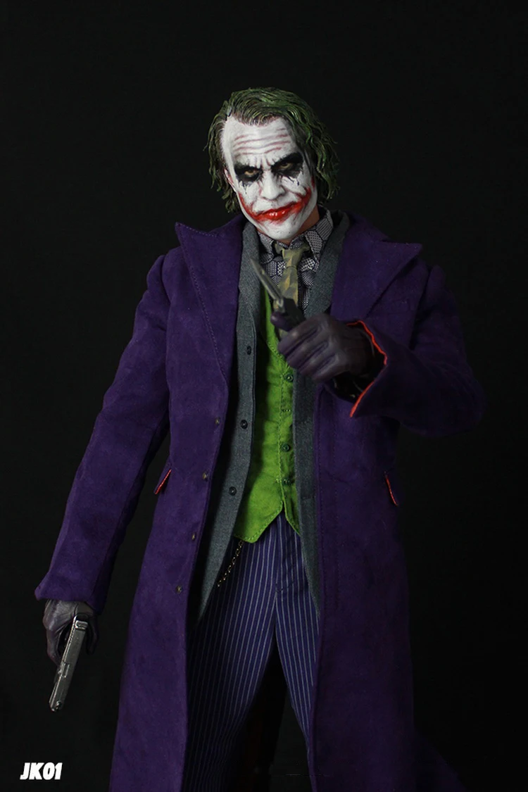 MAX TOYS JK01 1/4 Joker Heath Ledger Head & Clothes Set DIY Action Figure Accessories
MAX TOYS JK01 1/4 Joker Heath Ledger Head & Clothes Set DIY Action Figure Accessories