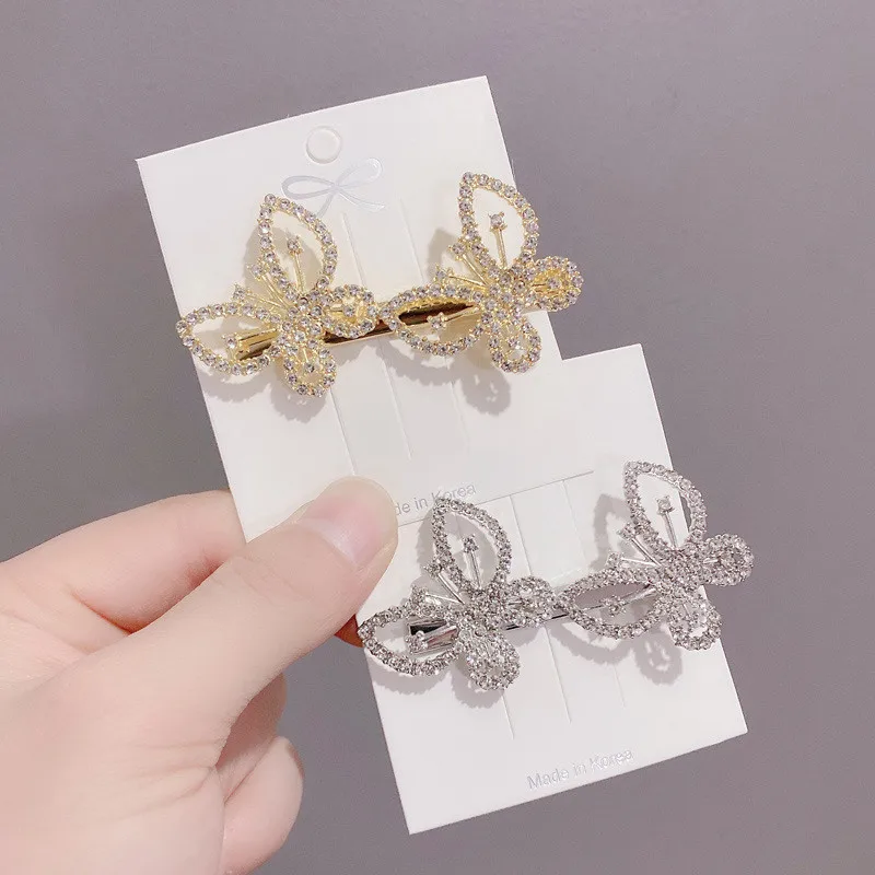 Hair Clip for Women Girl Rhinestone Butterfly Hairpin Korean Handmade Fashion Head Accessories Mujer Wholesale
Hair Clip for Women Girl Rhinestone Butterfly Hairpin Korean Handmade Fashion Head Accessories Mujer Wholesale