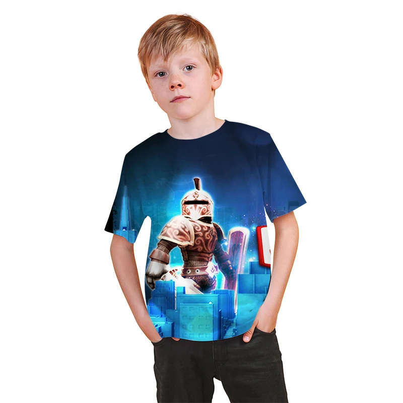 Boys Funny Robloxing Game 3D Print T Shirt Cartoon Short Sleeve Children T-Shirts Summer Kids Girls Tops Children Clothes 3-14Y
Boys Funny Robloxing Game 3D Print T Shirt Cartoon Short Sleeve Children T-Shirts Summer Kids Girls Tops Children Clothes 3-14Y