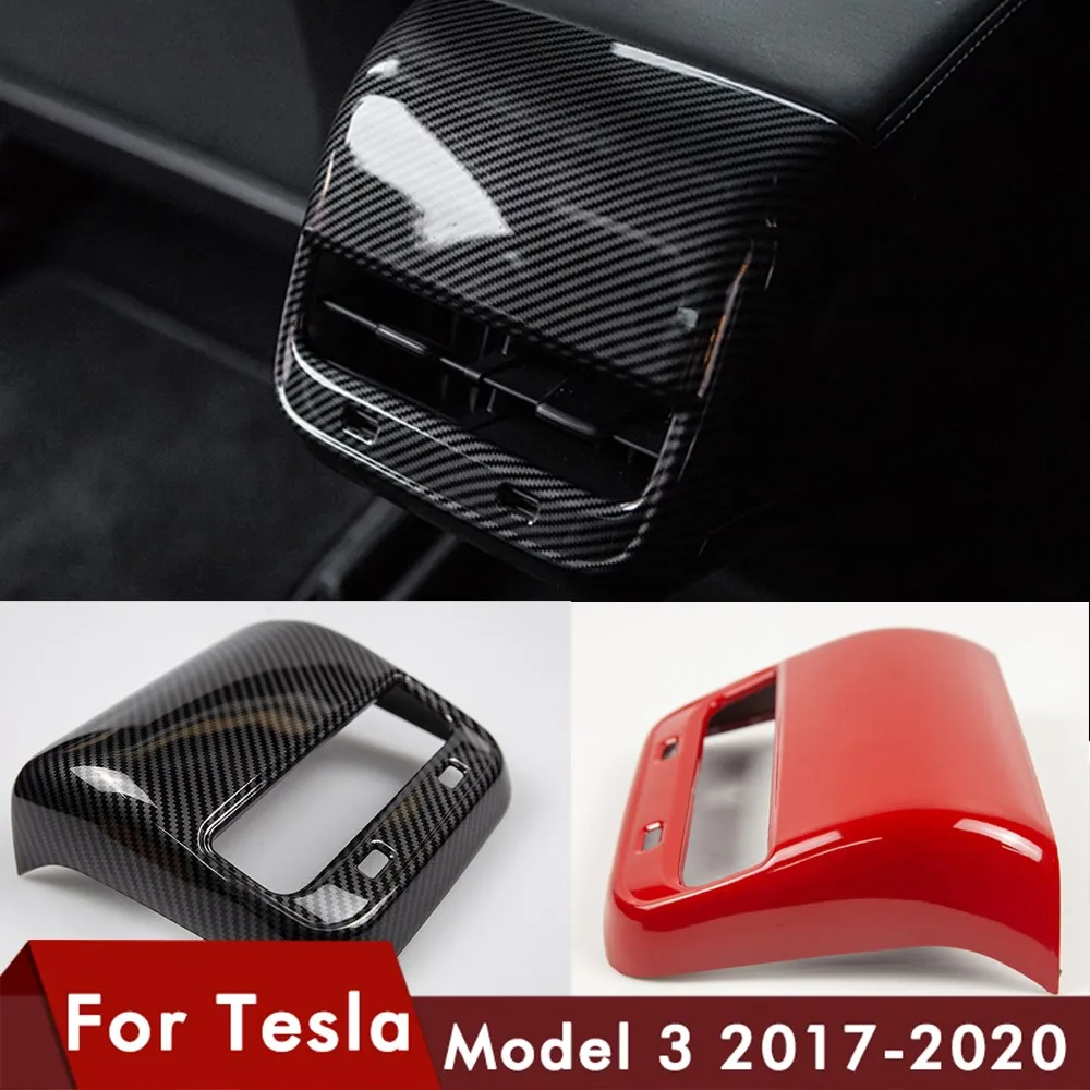 New For Tesla Model 3 2021 Rear Exhaust Outlet Holes USB Charging Special Protective Cover Interior Modification Accessories 
New For Tesla Model 3 2021 Rear Exhaust Outlet Holes USB Charging Special Protective Cover Interior Modification Accessories