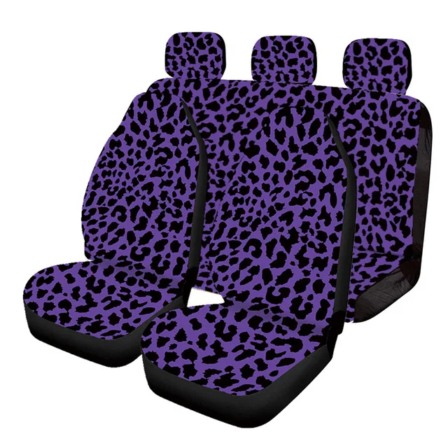 Aimaao Purple Leopard Animal Print Car Seat Covers Full Set for Auto Cars Sedan SUV Automotive Interior Accessories For Vw
Aimaao Purple Leopard Animal Print Car Seat Covers Full Set for Auto Cars Sedan SUV Automotive Interior Accessories For Vw