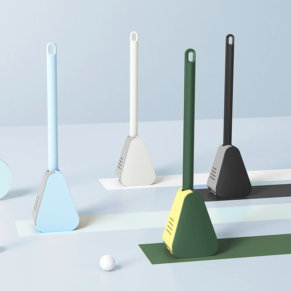 New Golf Toilet Brush Soft Rubber Long Handle No Dead Angle Toilet Cleaning Brush with Quick Drying Holder Set
New Golf Toilet Brush Soft Rubber Long Handle No Dead Angle Toilet Cleaning Brush with Quick Drying Holder Set