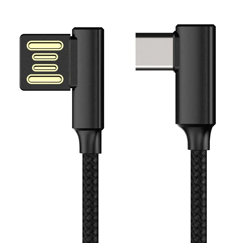 1.2M 4Ft Type-C Cable Braided 90 Degree Right Angle to USB2.0 90 degree right angle cellphone Fast Data Sync Cables
1.2M 4Ft Type-C Cable Braided 90 Degree Right Angle to USB2.0 90 degree right angle cellphone Fast Data Sync Cables