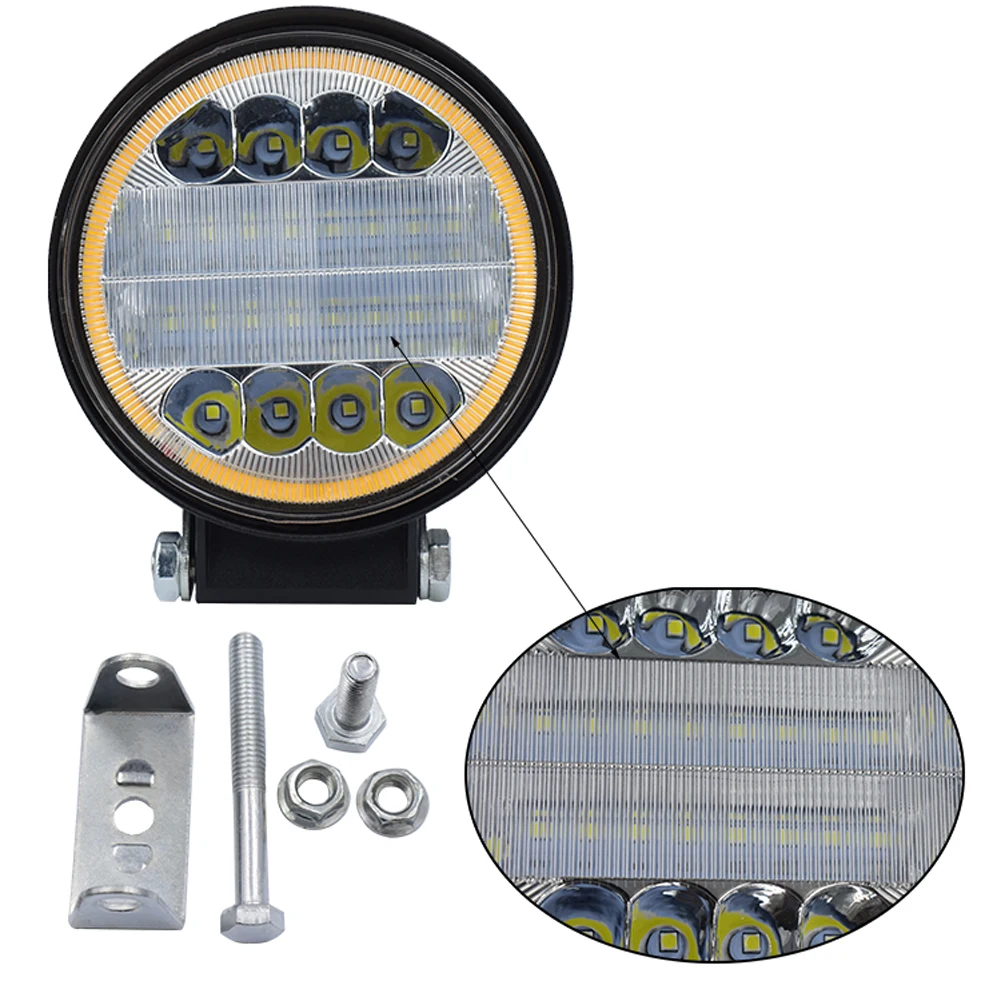 2pcs 4"inch LED Round Work Light 144W Spot Flood Driving Fog Lamp SUV ATV Offroad
2pcs 4"inch LED Round Work Light 144W Spot Flood Driving Fog Lamp SUV ATV Offroad